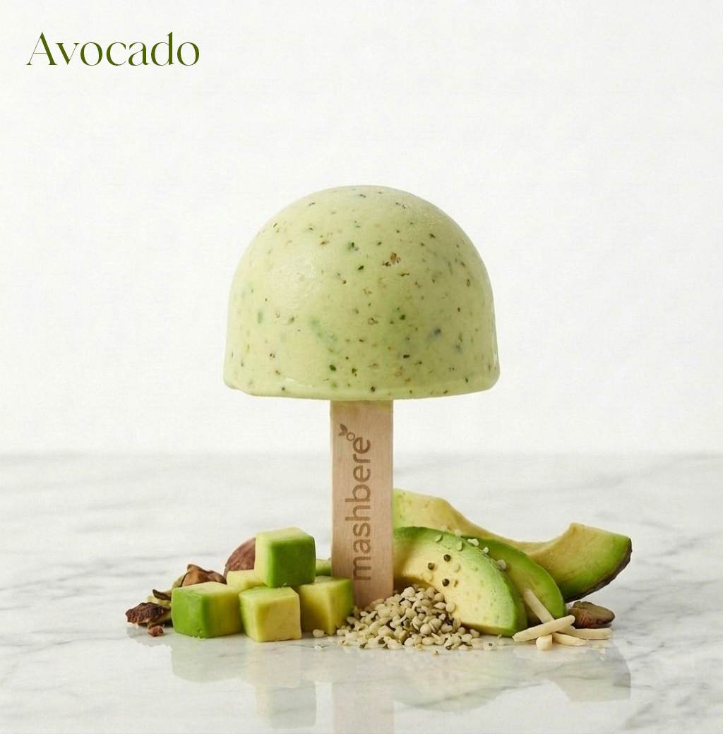 Avocado Pookee - Mashbere Premium Frozen Treats UAE